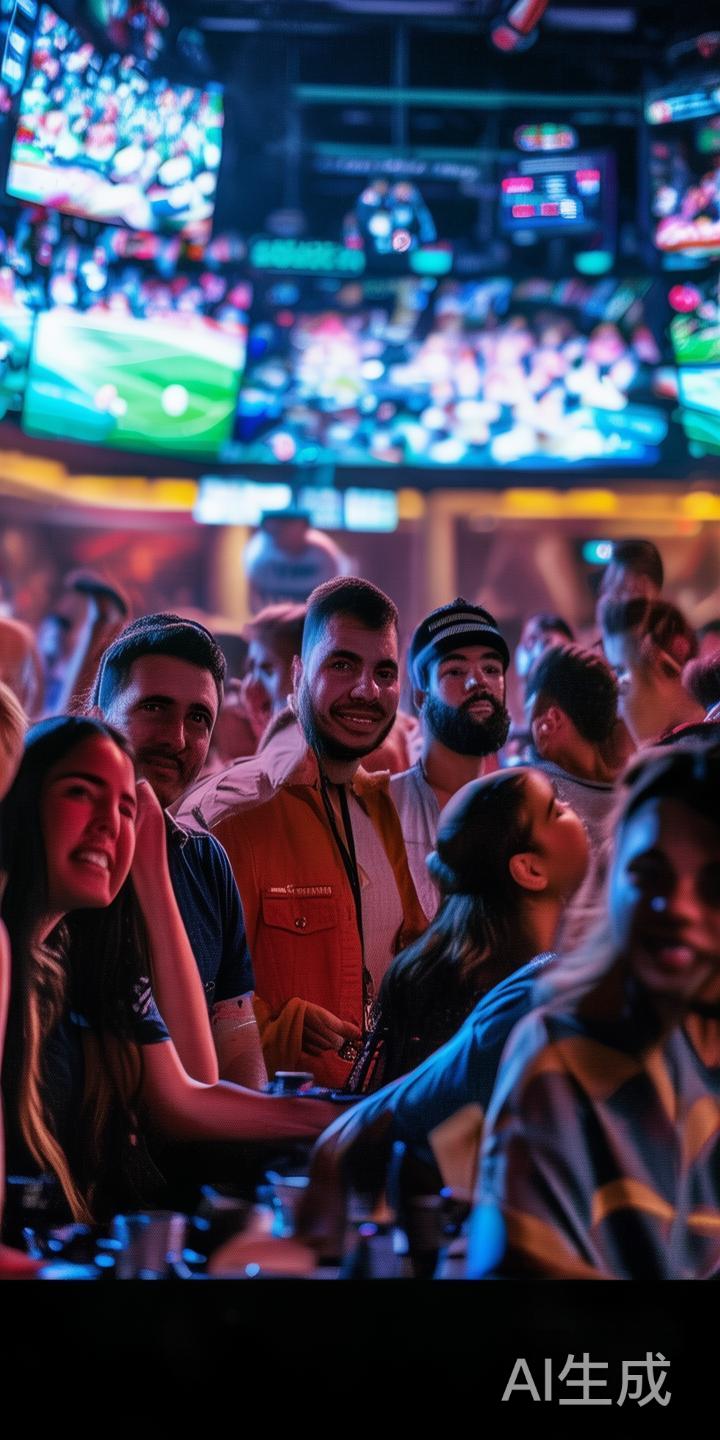 年龄层广泛，年轻群体为主
大多数热衷于体育游戏的